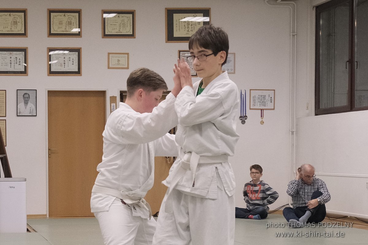 Aikido Kyu Prüfungen 12.12.2021 (Sebastian, Lukas, Alexander, Jan)