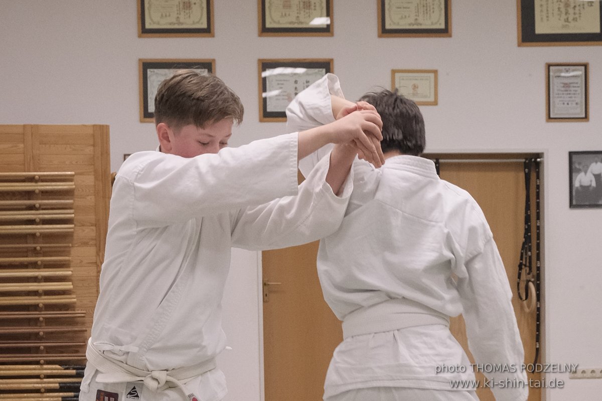 Aikido Kyu Prüfungen 12.12.2021 (Sebastian, Lukas, Alexander, Jan)