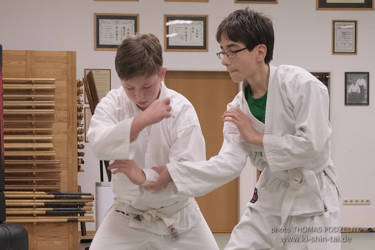 Aikido Kyu Prüfungen 12.12.2021 (Sebastian, Lukas, Alexander, Jan)