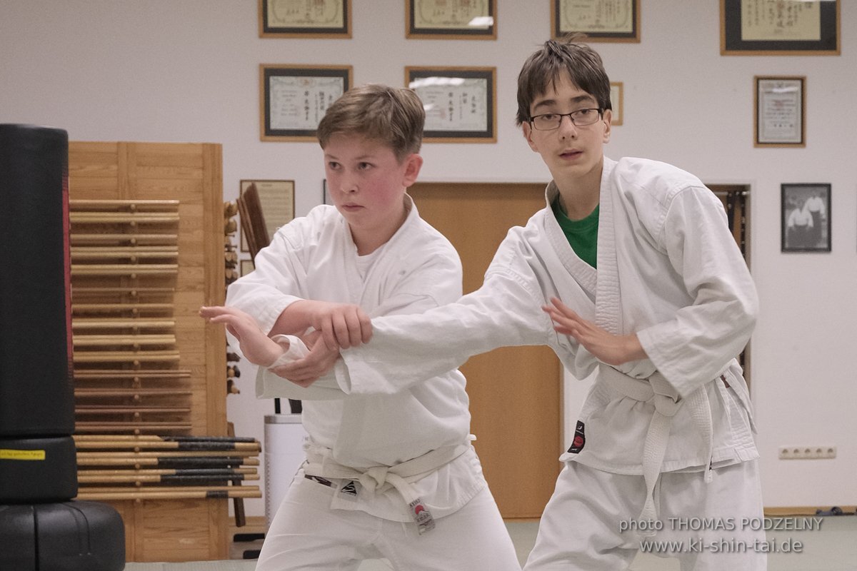 Aikido Kyu Prüfungen 12.12.2021 (Sebastian, Lukas, Alexander, Jan)