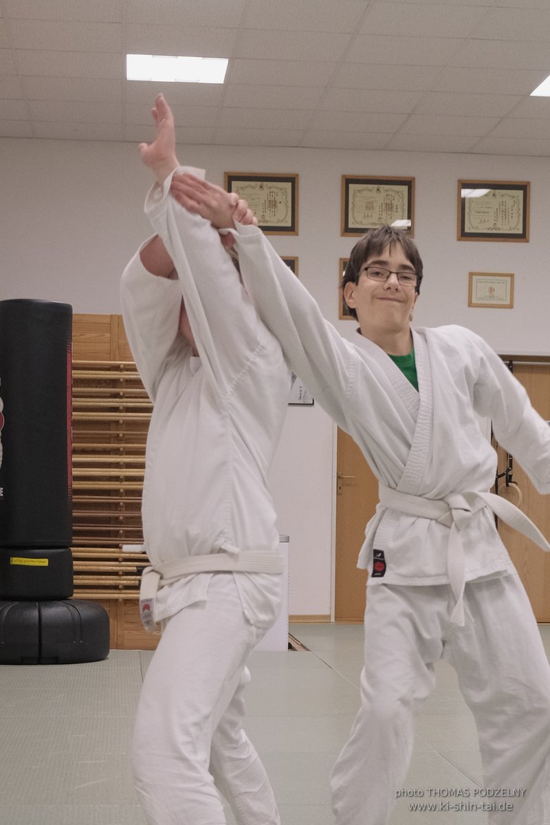 Aikido Kyu Prüfungen 12.12.2021 (Sebastian, Lukas, Alexander, Jan)