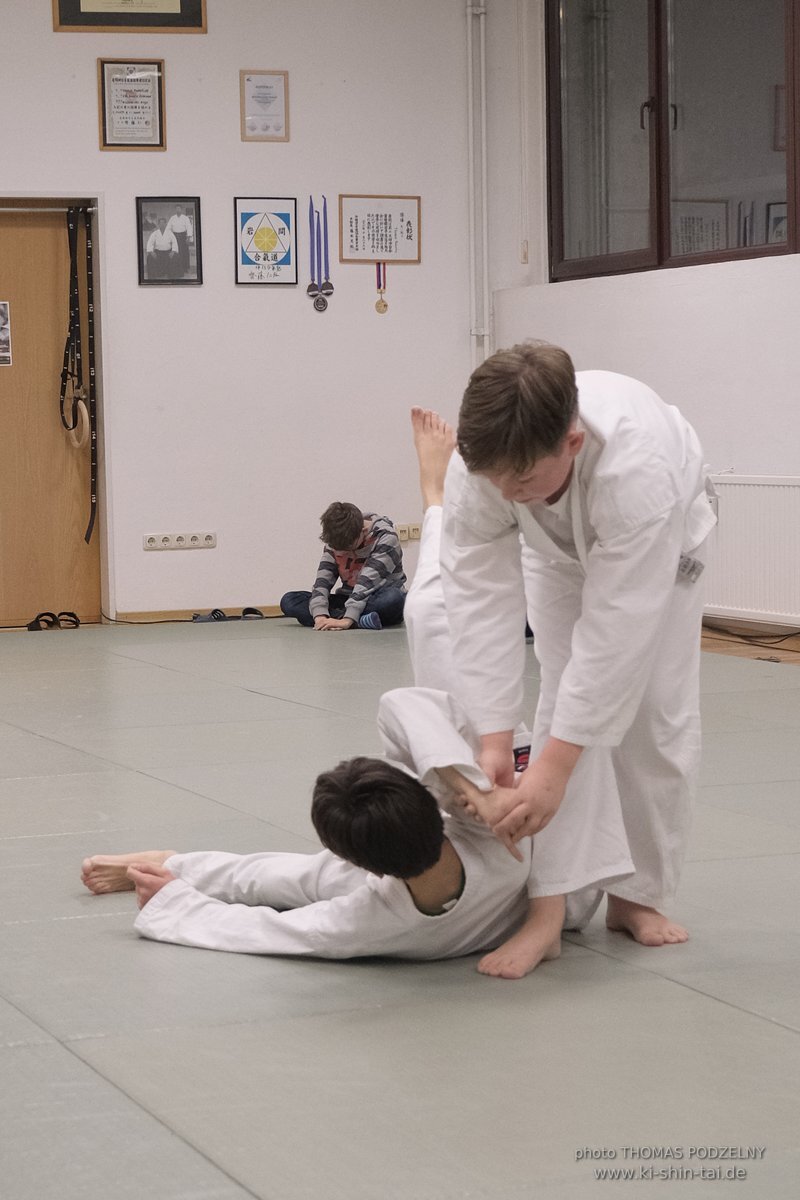 Aikido Kyu Prüfungen 12.12.2021 (Sebastian, Lukas, Alexander, Jan)