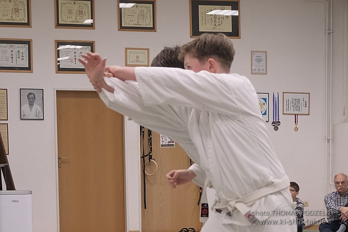 Aikido Kyu Prüfungen 12.12.2021 (Sebastian, Lukas, Alexander, Jan)