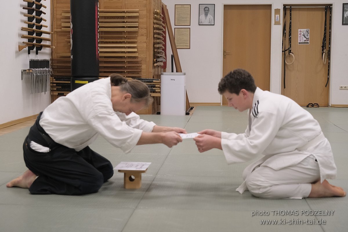 Aikido Kyu Prüfungen 12.12.2021 (Sebastian, Lukas, Alexander, Jan)