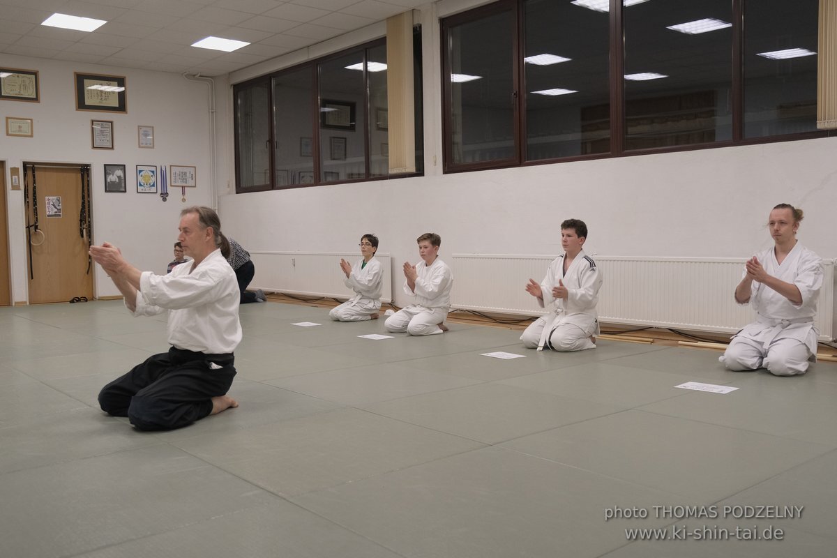 Aikido Kyu Prüfungen 12.12.2021 (Sebastian, Lukas, Alexander, Jan)
