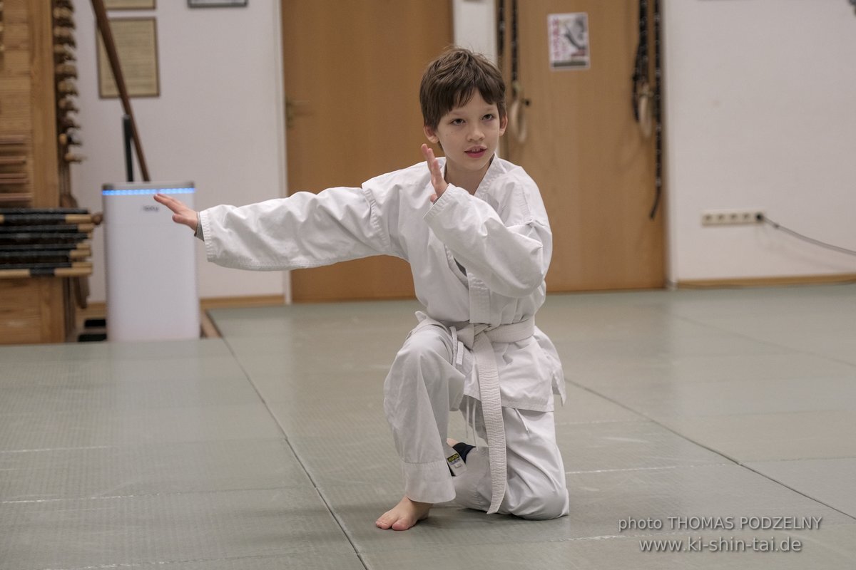 Aikido-Kids Prüfungen 21.12.2021 (Joschka, Reto, Thilo, Philipp)