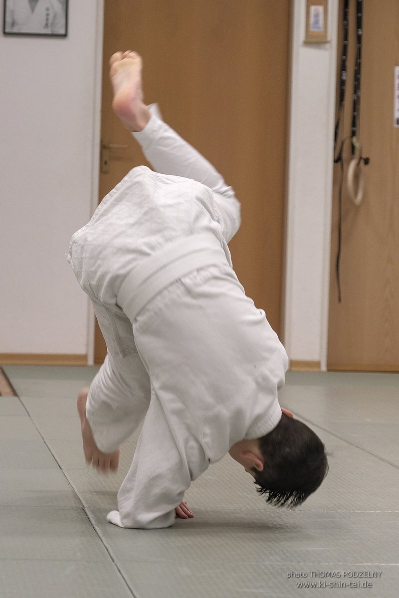 Aikido-Kids Prüfungen 21.12.2021 (Joschka, Reto, Thilo, Philipp)