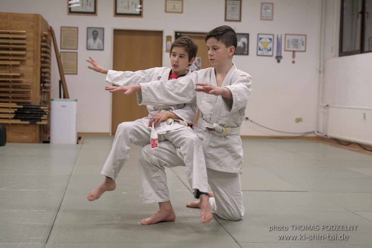 Aikido-Kids Prüfungen 21.12.2021 (Joschka, Reto, Thilo, Philipp)