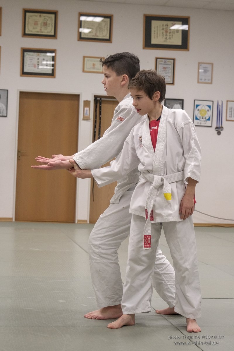 Aikido-Kids Prüfungen 21.12.2021 (Joschka, Reto, Thilo, Philipp)