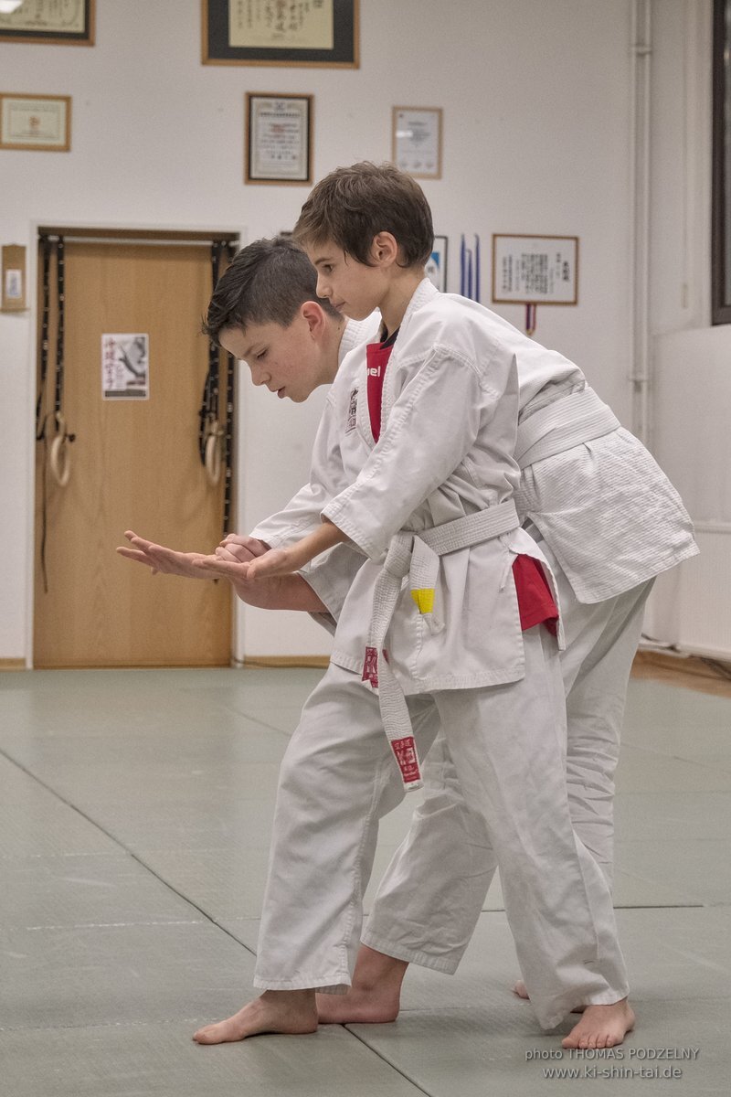 Aikido-Kids Prüfungen 21.12.2021 (Joschka, Reto, Thilo, Philipp)