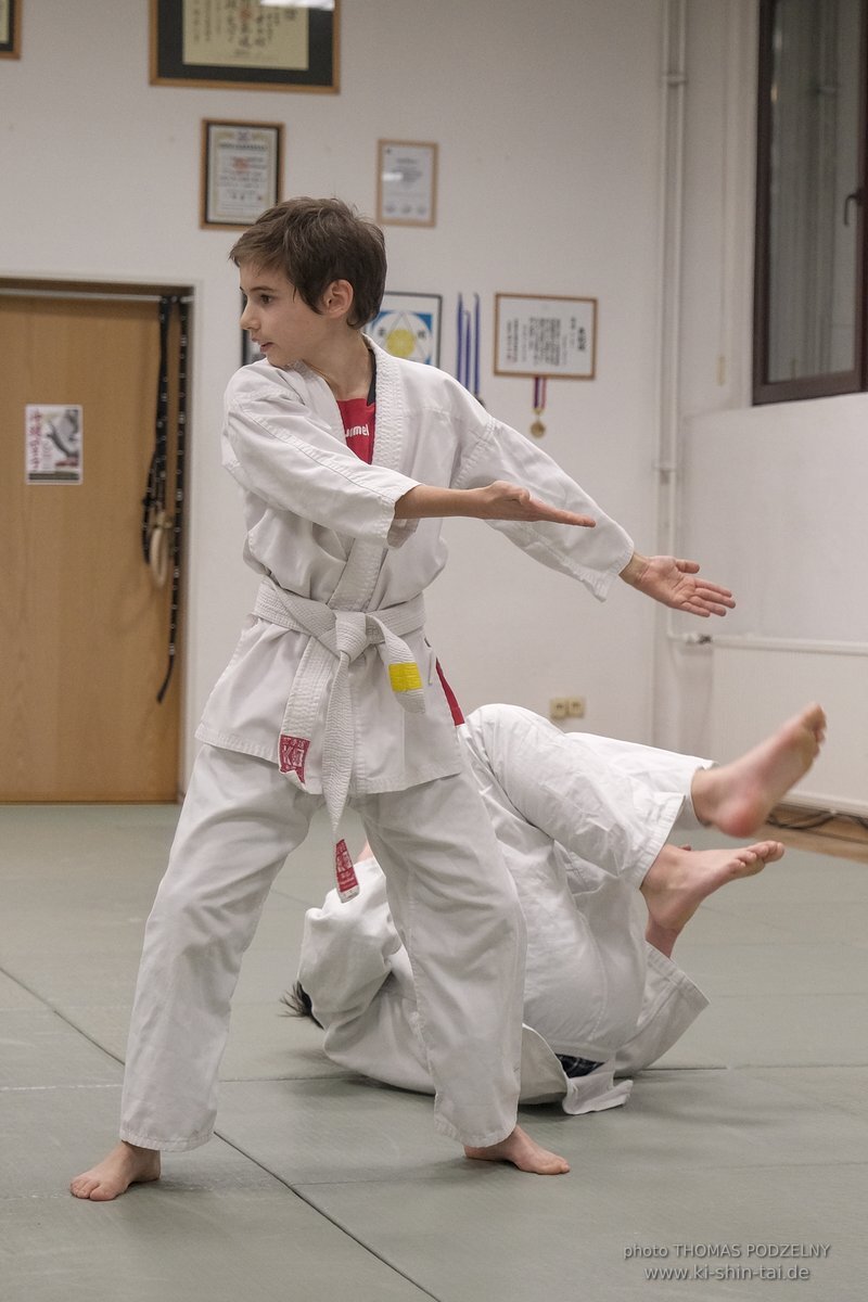 Aikido-Kids Prüfungen 21.12.2021 (Joschka, Reto, Thilo, Philipp)