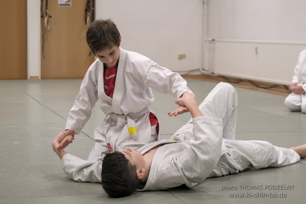 Aikido-Kids Prüfungen 21.12.2021 (Joschka, Reto, Thilo, Philipp)