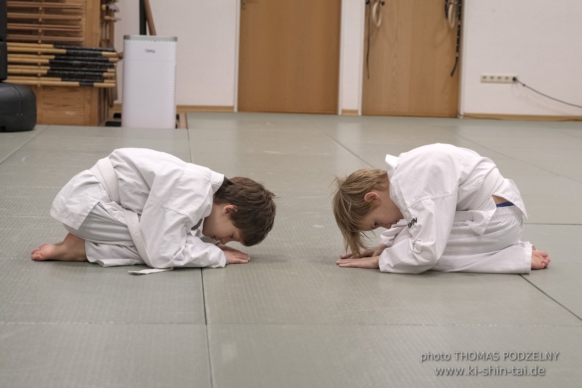 Aikido-Kids Prüfungen 21.12.2021 (Joschka, Reto, Thilo, Philipp)