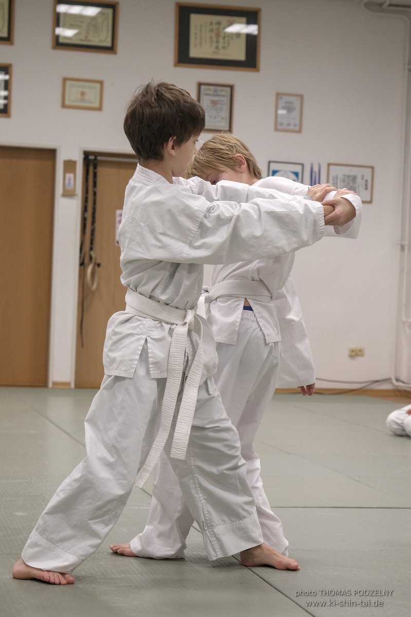 Aikido-Kids Prüfungen 21.12.2021 (Joschka, Reto, Thilo, Philipp)