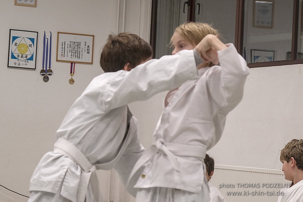 Aikido-Kids Prüfungen 21.12.2021 (Joschka, Reto, Thilo, Philipp)