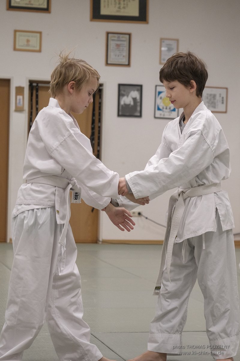 Aikido-Kids Prüfungen 21.12.2021 (Joschka, Reto, Thilo, Philipp)