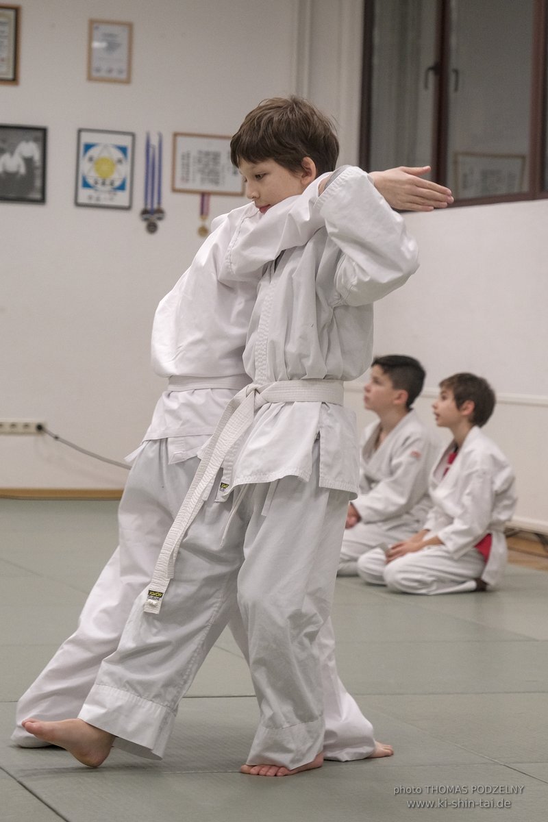 Aikido-Kids Prüfungen 21.12.2021 (Joschka, Reto, Thilo, Philipp)