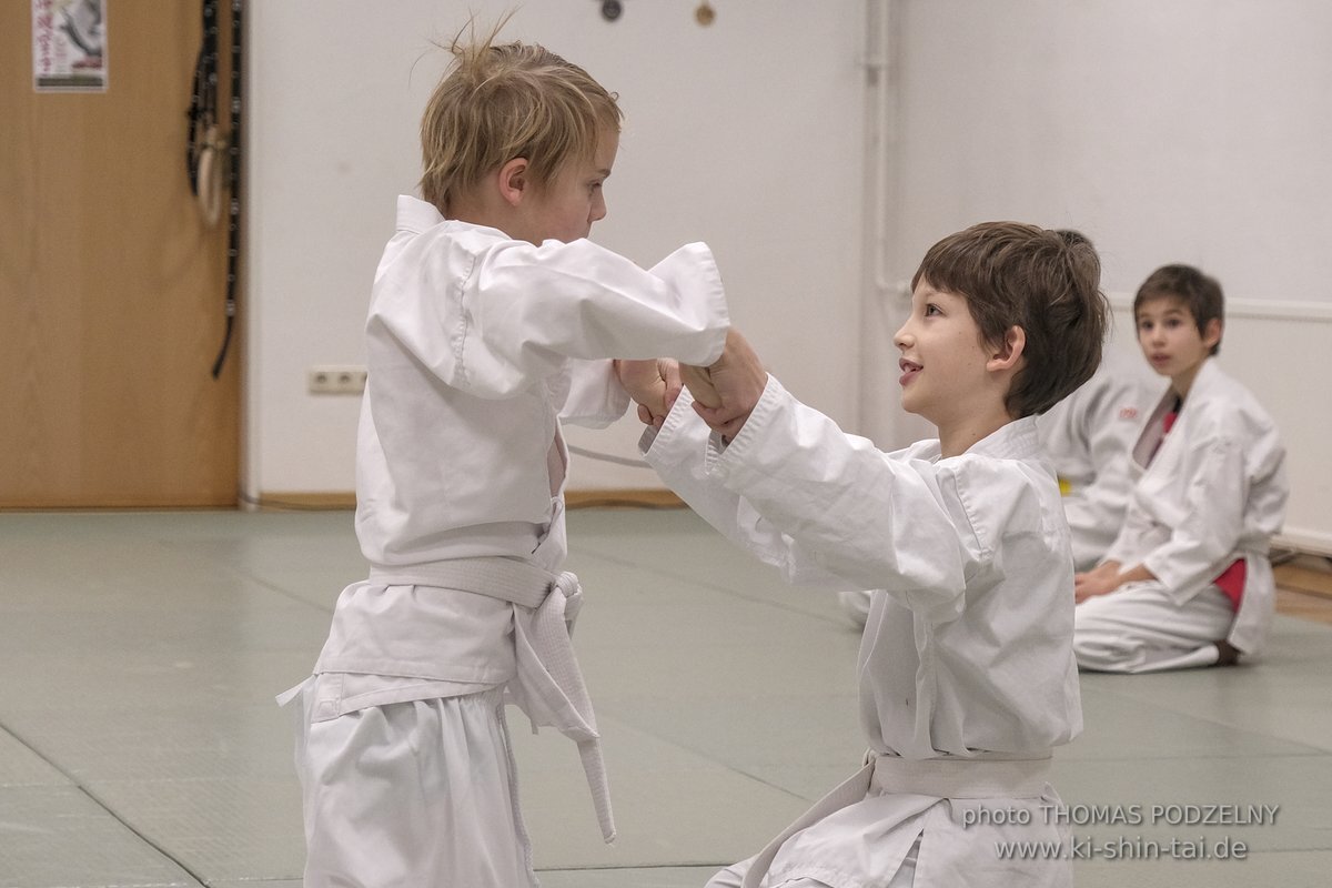 Aikido-Kids Prüfungen 21.12.2021 (Joschka, Reto, Thilo, Philipp)