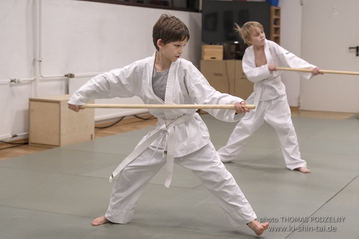 Aikido-Kids Prüfungen 21.12.2021 (Joschka, Reto, Thilo, Philipp)