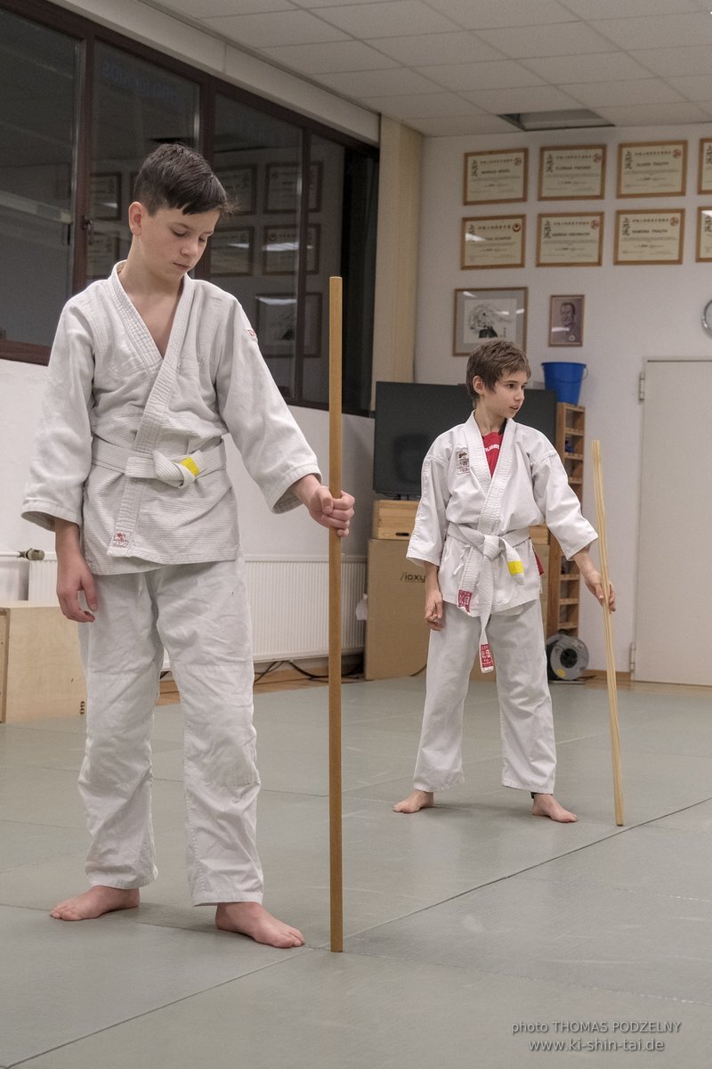 Aikido-Kids Prüfungen 21.12.2021 (Joschka, Reto, Thilo, Philipp)