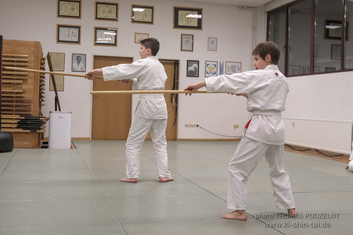 Aikido-Kids Prüfungen 21.12.2021 (Joschka, Reto, Thilo, Philipp)