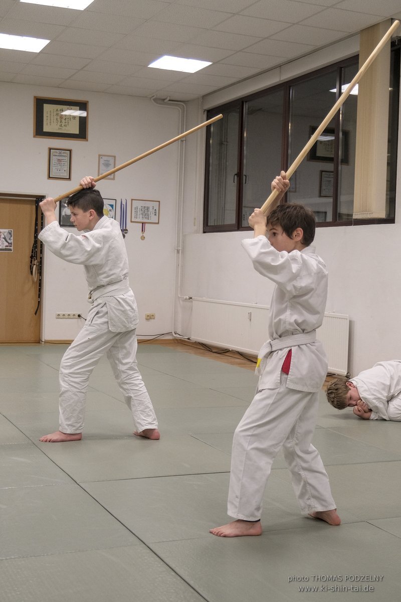 Aikido-Kids Prüfungen 21.12.2021 (Joschka, Reto, Thilo, Philipp)