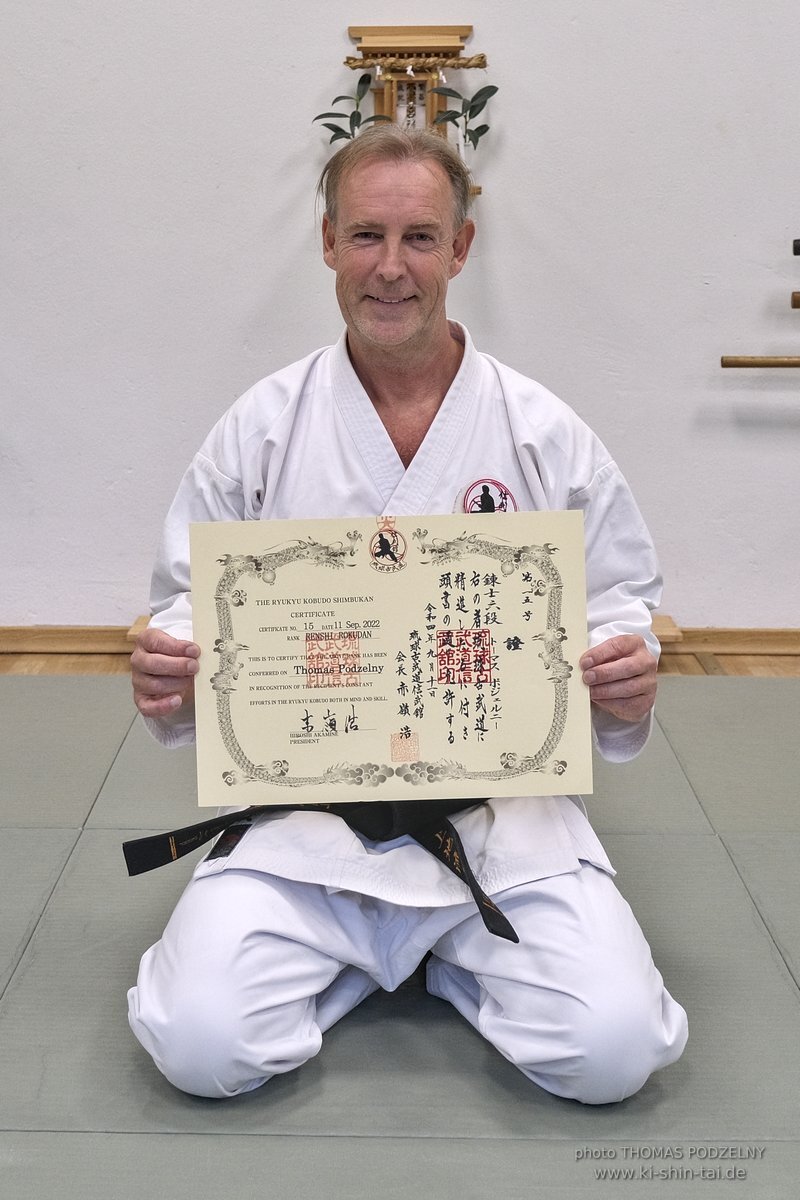 Kobudo Prüfungsfeier 8.10.2022