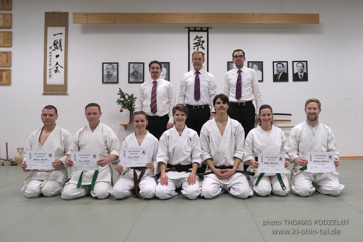 Kobudo und Karate Kyu und Dan Prüfungen 10.12.2022