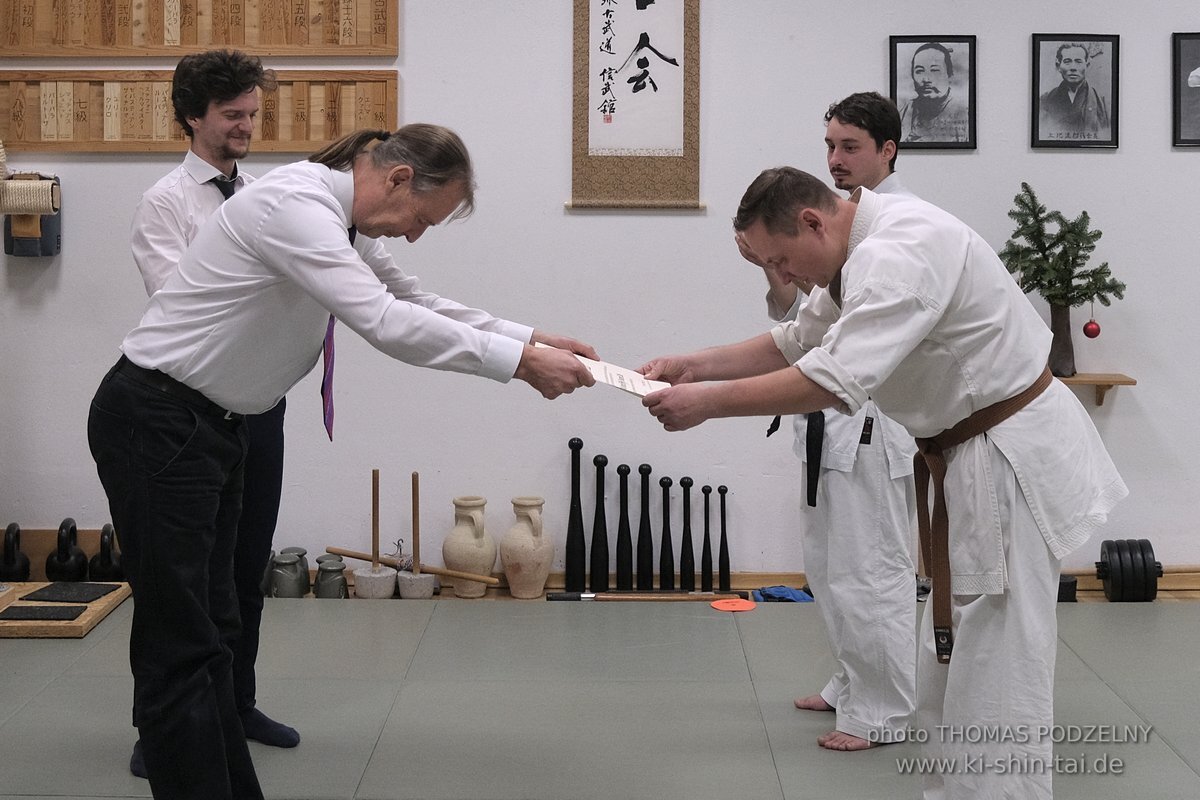 Kobudo und Karate Kyu und Dan Prüfungen 10.12.2022