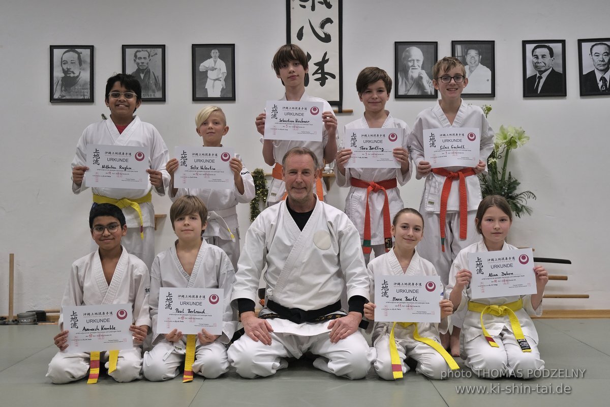 Karatekids Prüfungen 19.12.2022 