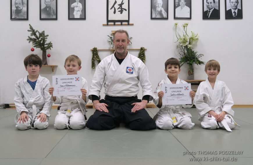 Aikido Kids Prüfung 22.12.2022