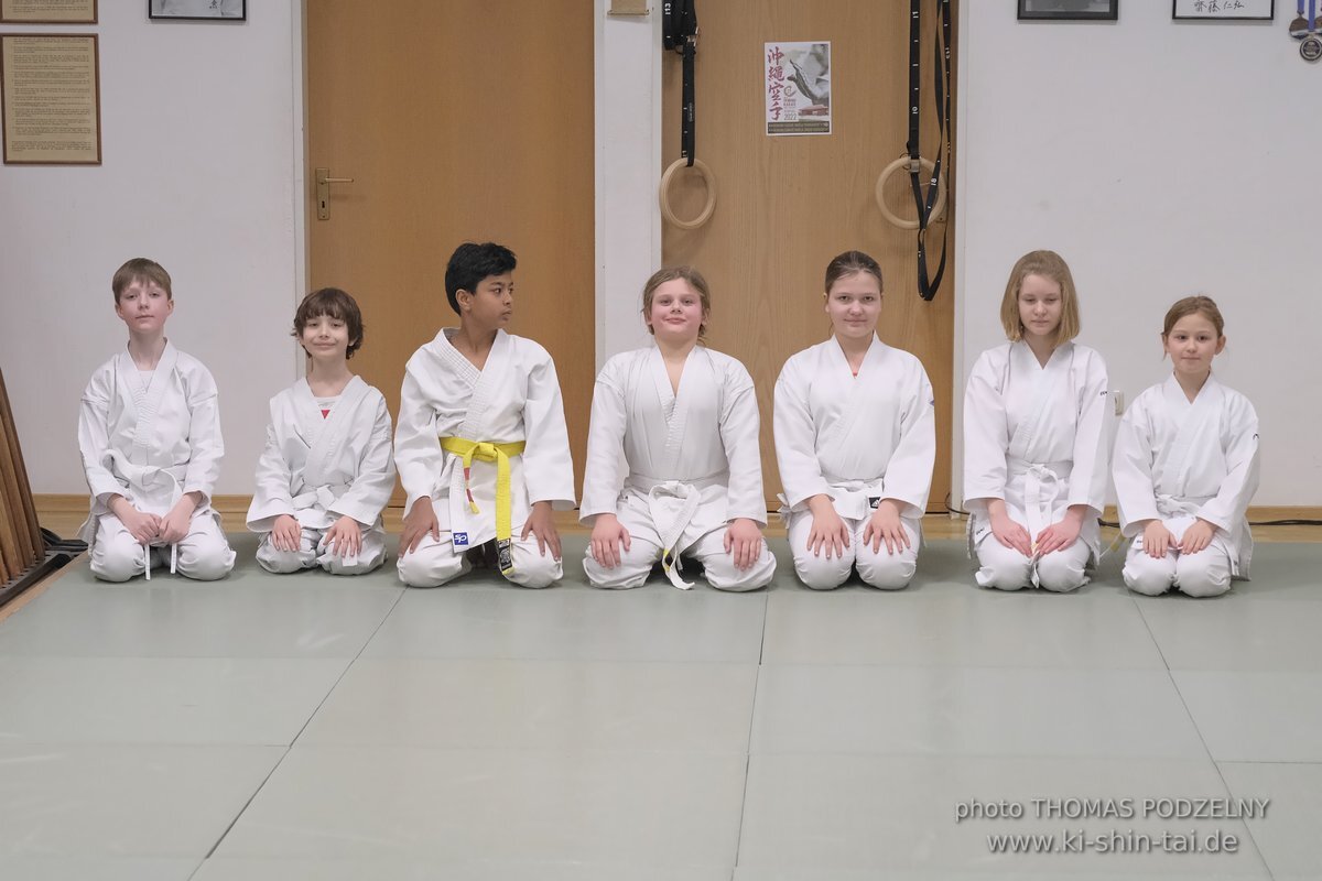 Karate Kids Prüfung 10.2.2023