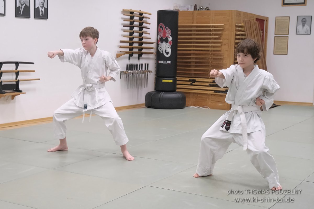 Karate Kids Prüfung 10.2.2023