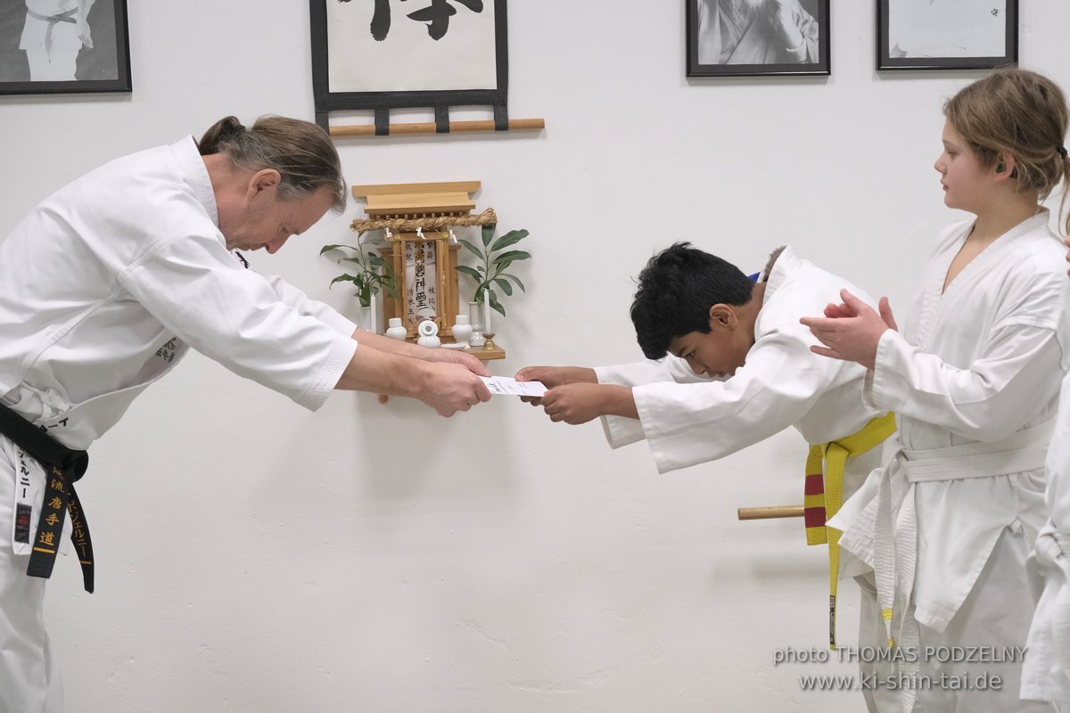Karate Kids Prüfung 10.2.2023
