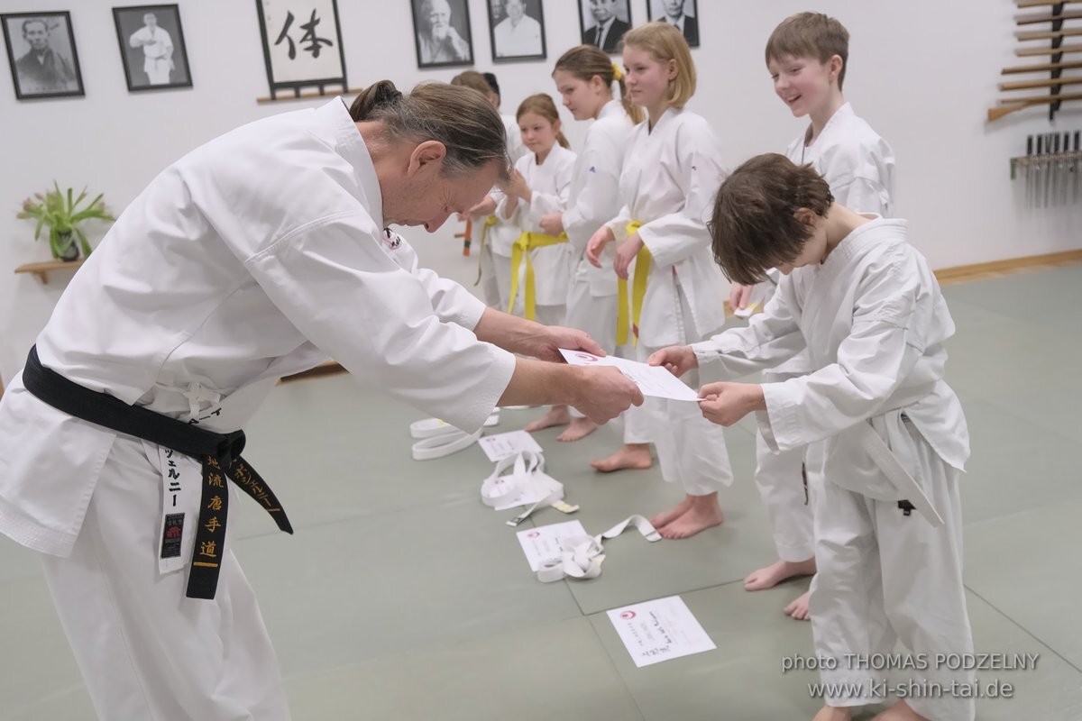 Karate Kids Prüfung 10.2.2023