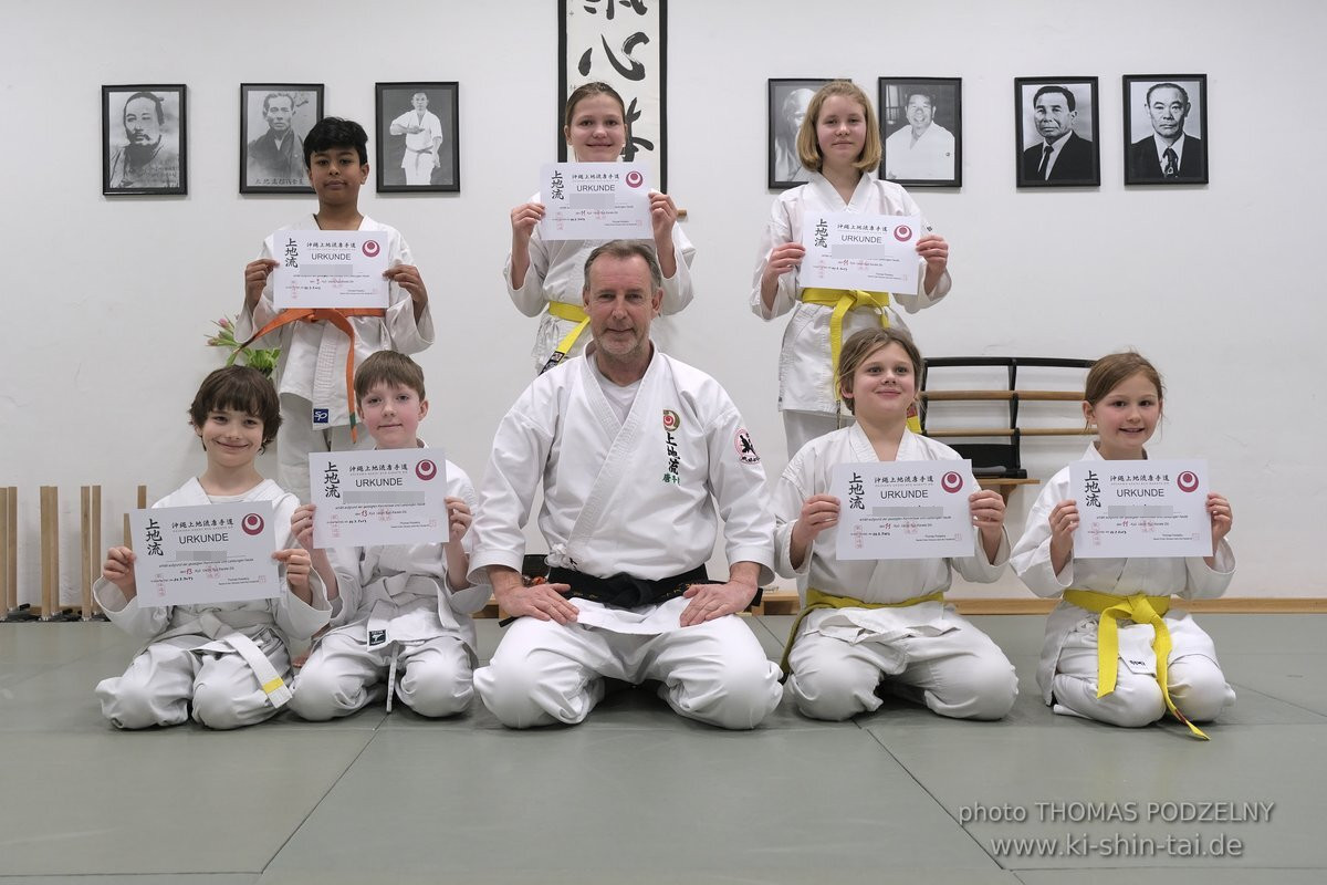 Karate Kids Prüfung 10.2.2023