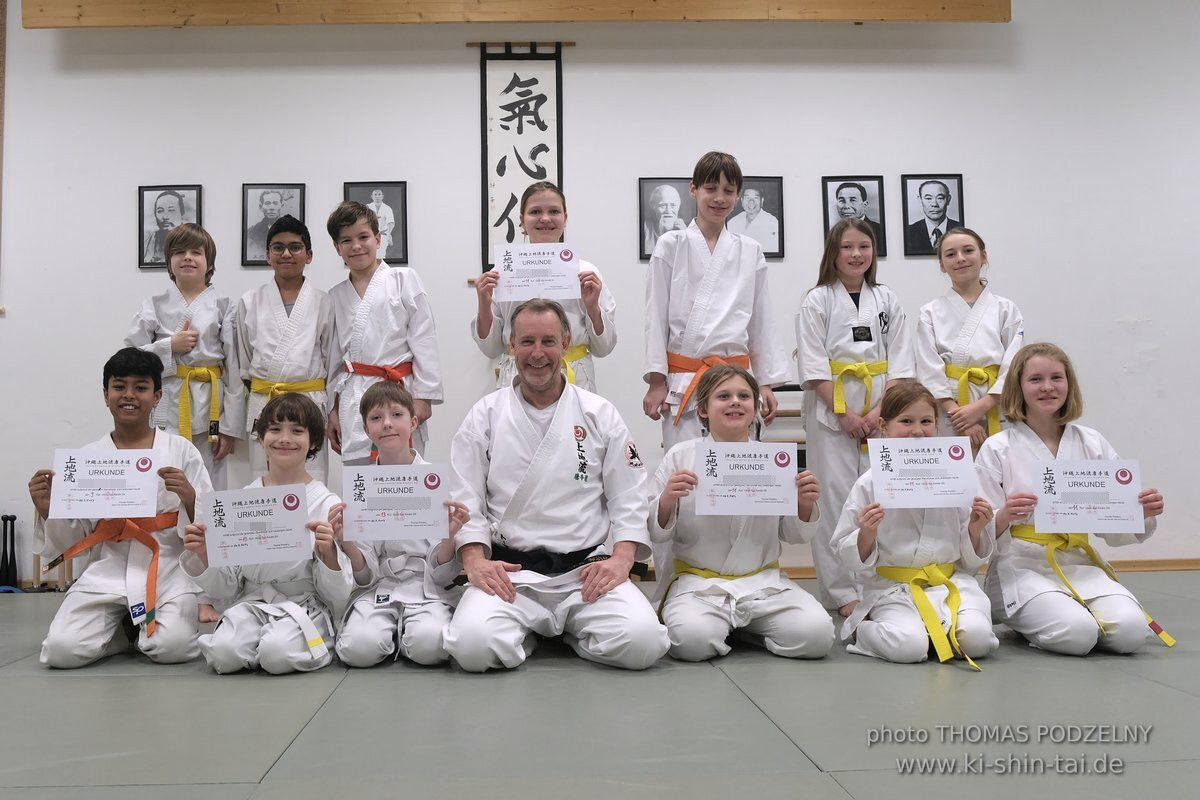 Karate Kids Prüfung 10.2.2023