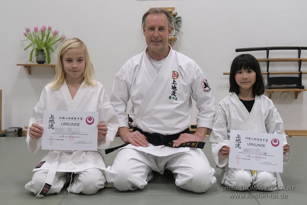 Karate Kids Prüfung 10.2.2023