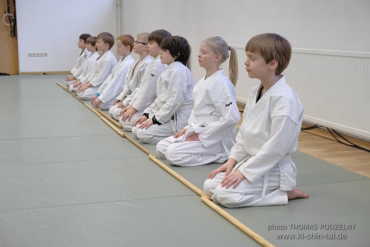 Aikido Kids Kyu Prüfung 16.3.2023