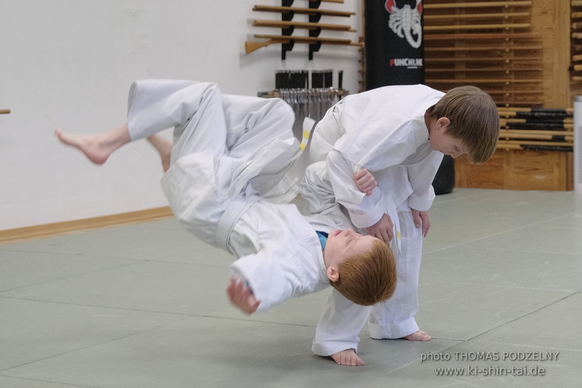 Aikido Kids Kyu Prüfung 16.3.2023