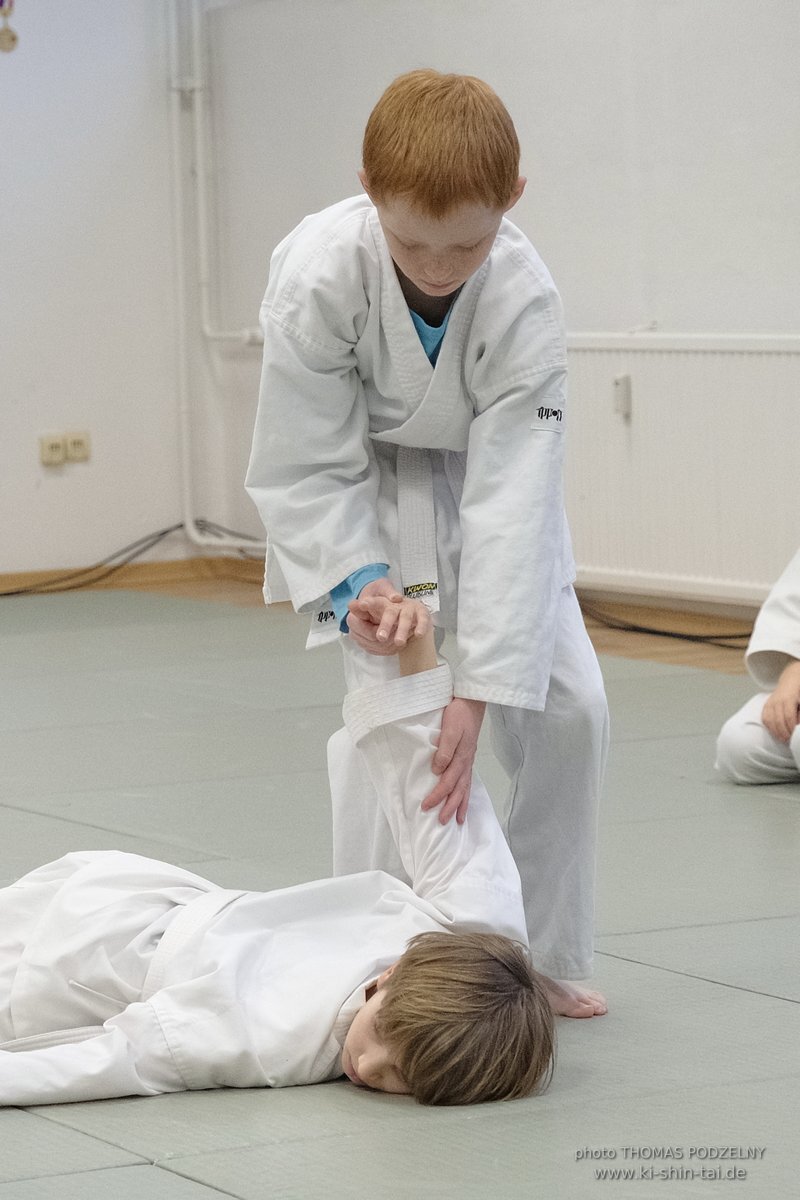 Aikido Kids Kyu Prüfung 16.3.2023