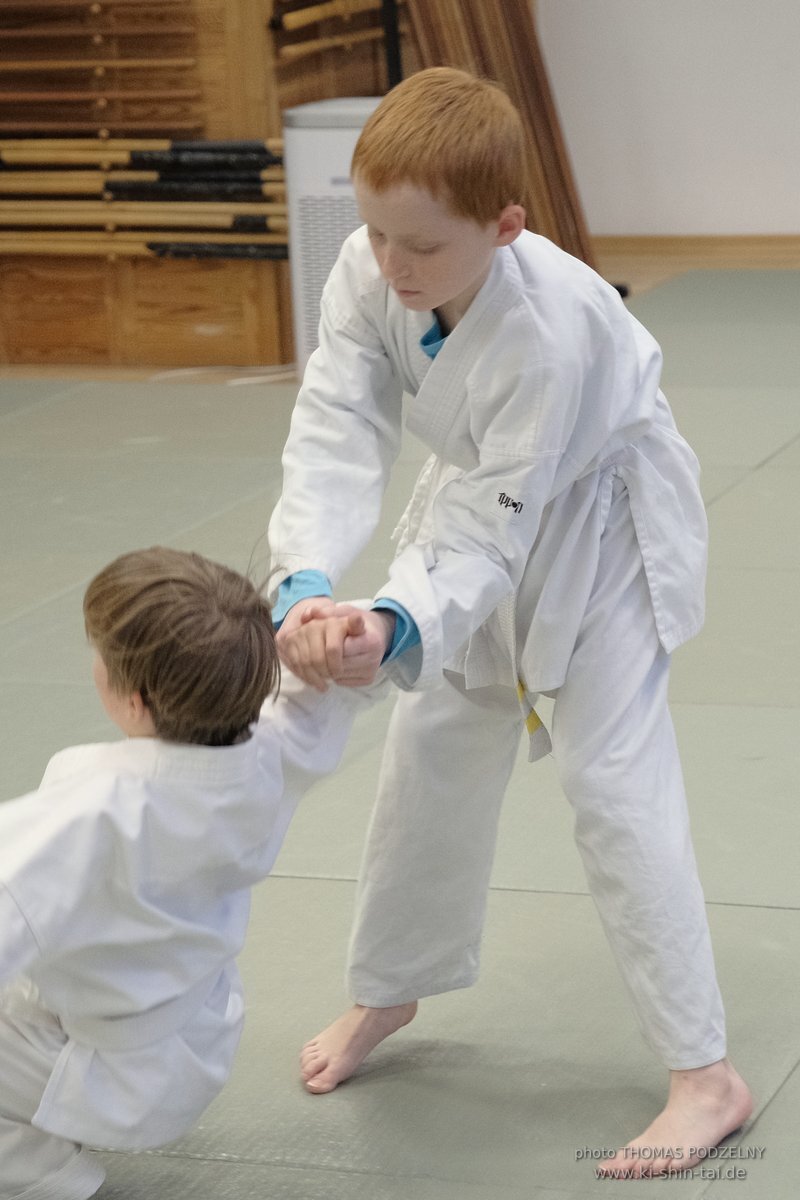 Aikido Kids Kyu Prüfung 16.3.2023