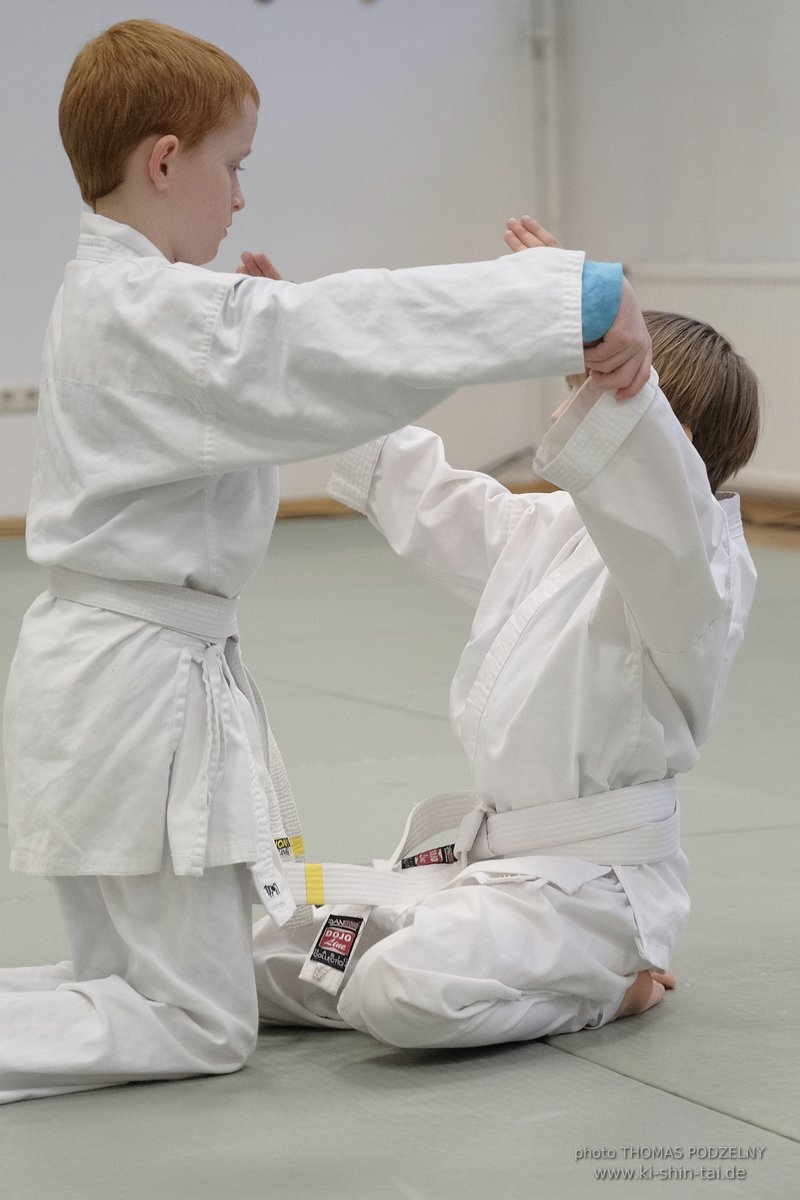 Aikido Kids Kyu Prüfung 16.3.2023