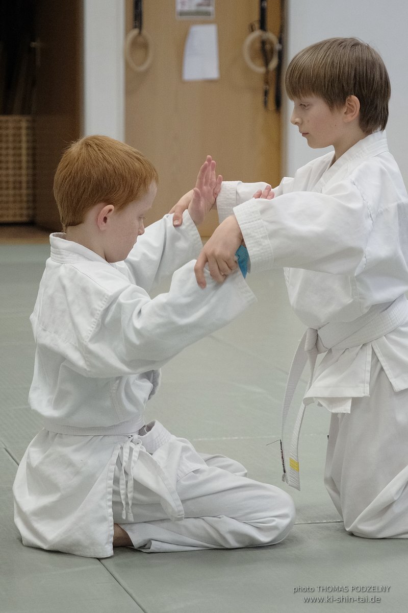 Aikido Kids Kyu Prüfung 16.3.2023