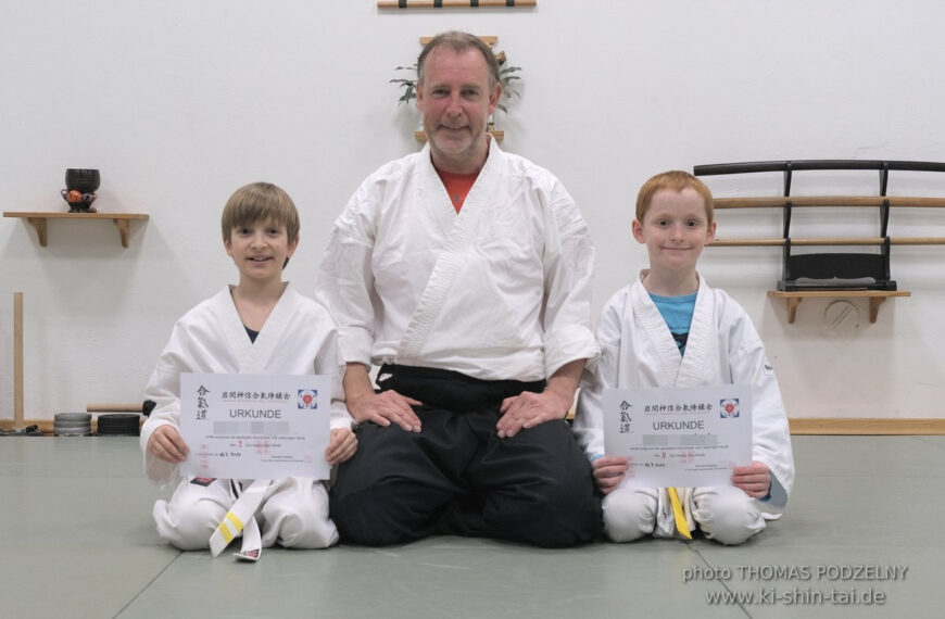 Aikido Kids Kyu Prüfung 16.3.2023