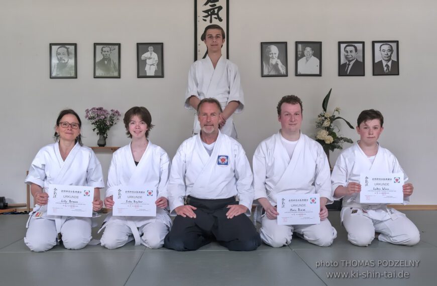 Aikidô Kyû Prüfungen 21.5.2023