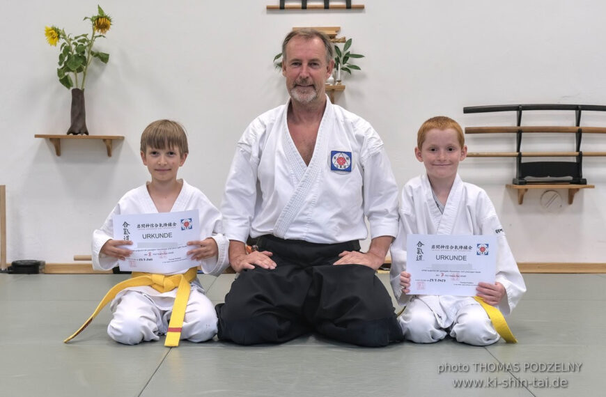 Aikido-Kids Prüfungen 27.07.2023