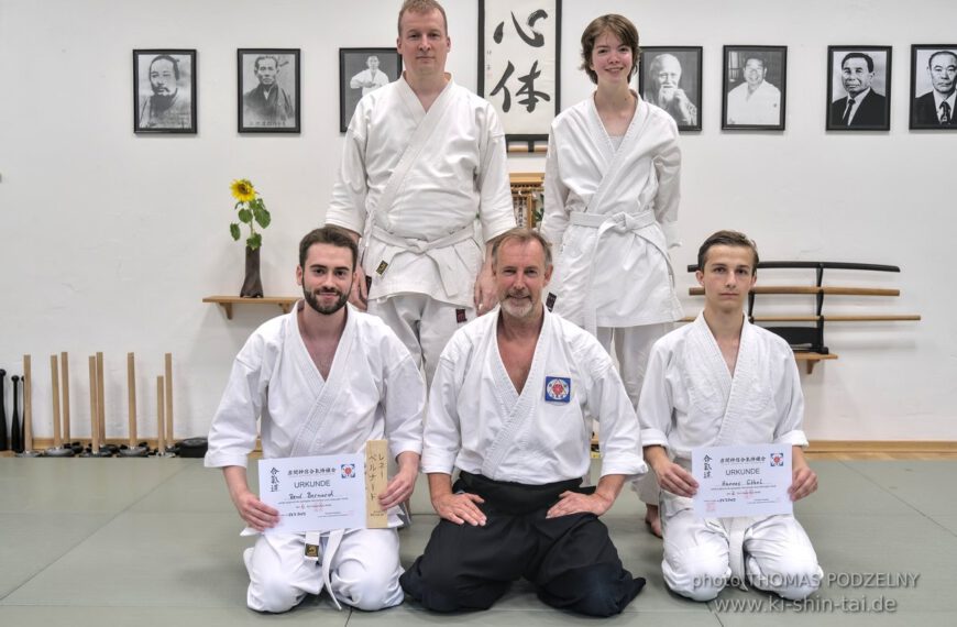 Aikidô Kyû Prüfungen 27.7.2023