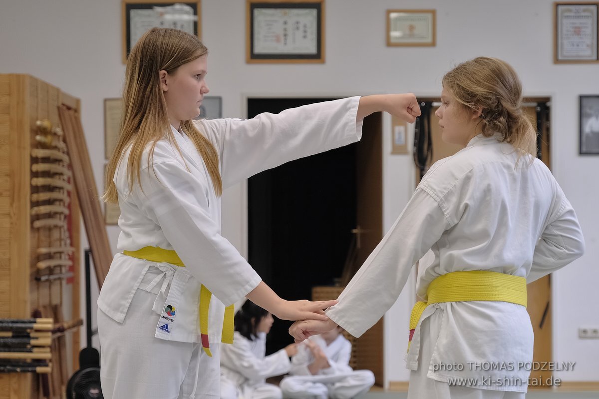 Karate Kids Kyu Prüfungen 24. und 28. Juli 2023