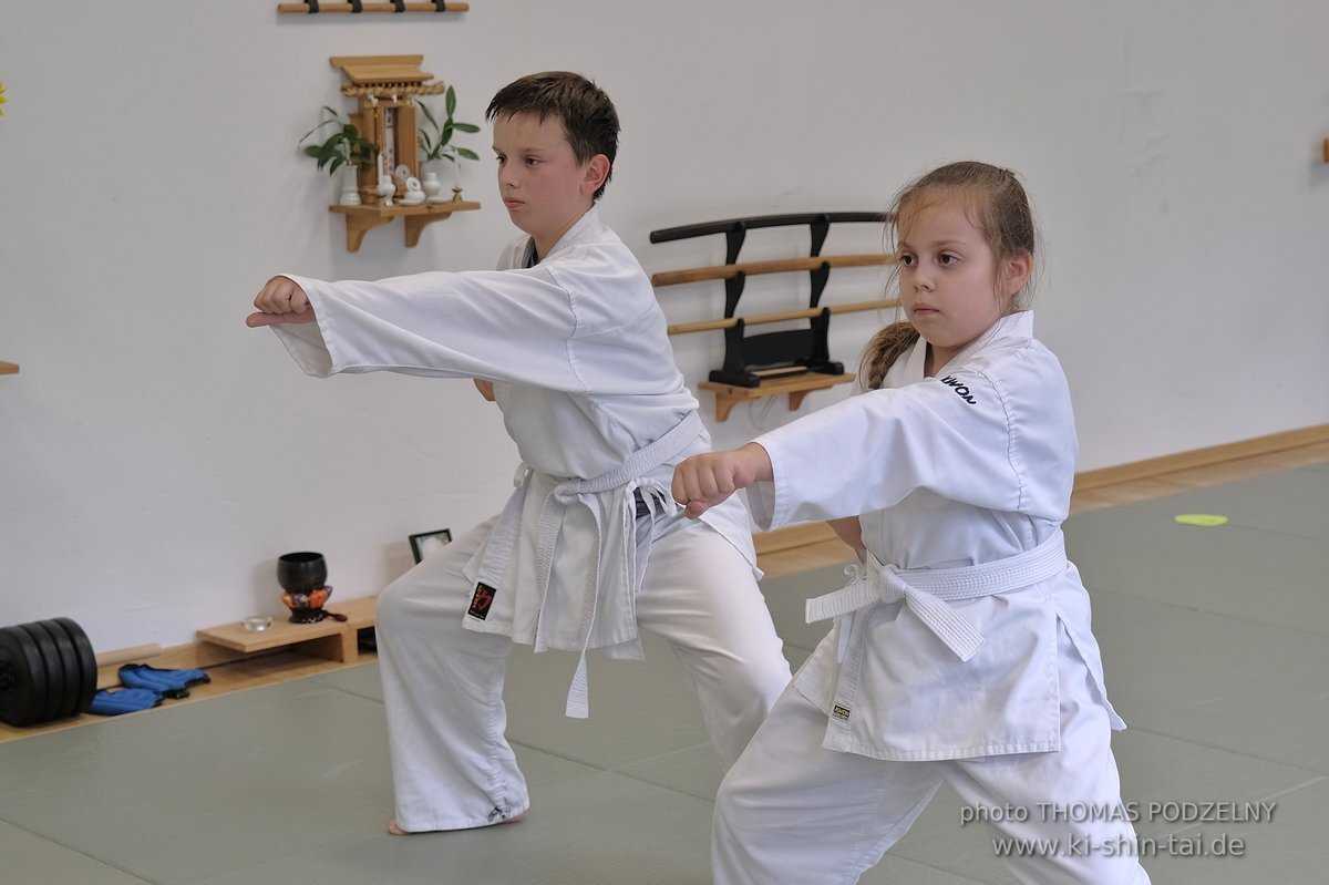 Karate Kids Kyu Prüfungen 24. und 28. Juli 2023